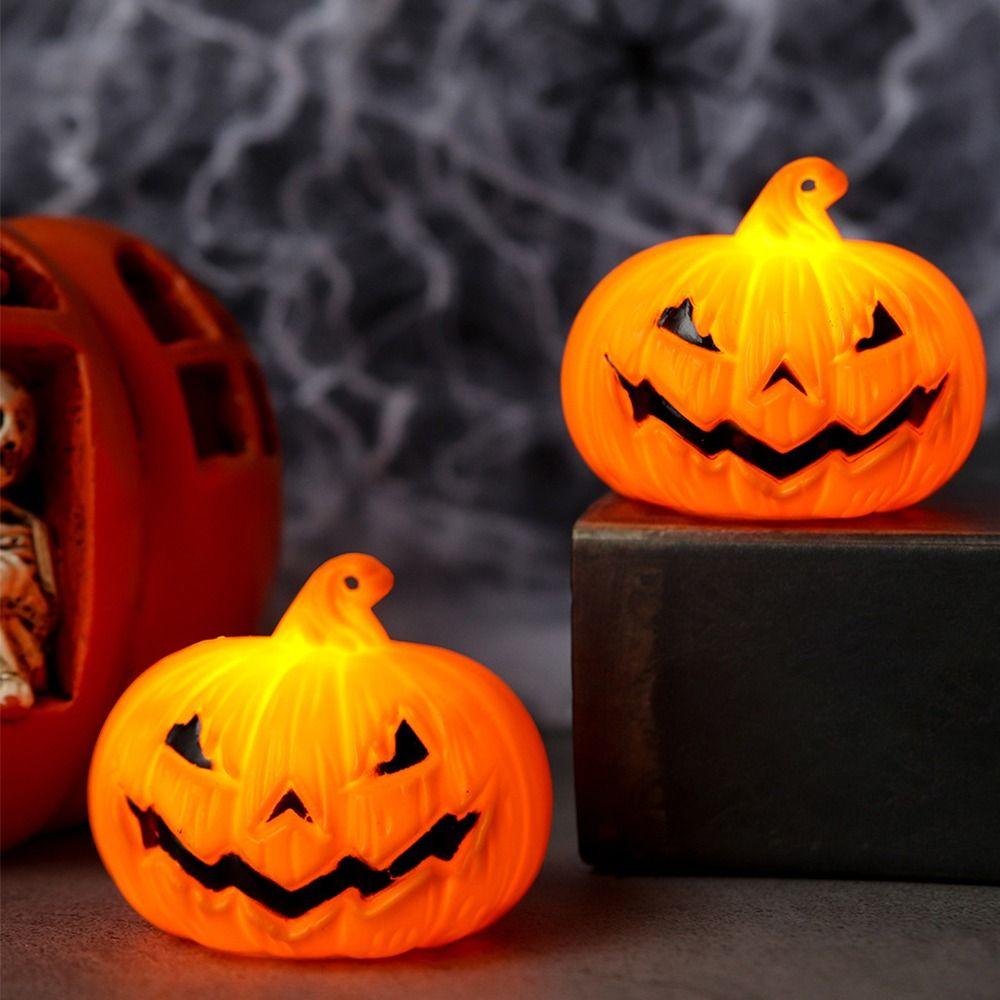 LED Halloween Decoration ABS Candle Lamp Creative Pumpkin Lamp Bar Haunted House