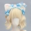 Kitten Anime Headpiece for Party Stage Birthday Face Wash Hairbands Stage Cats Ear Wing Headwear Photo Props