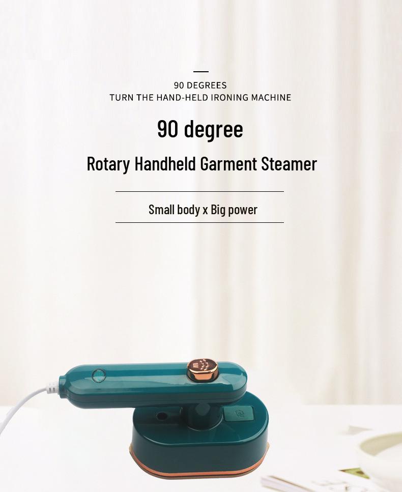 Compact Foldable Handheld Steam Iron for Dorms and Travel