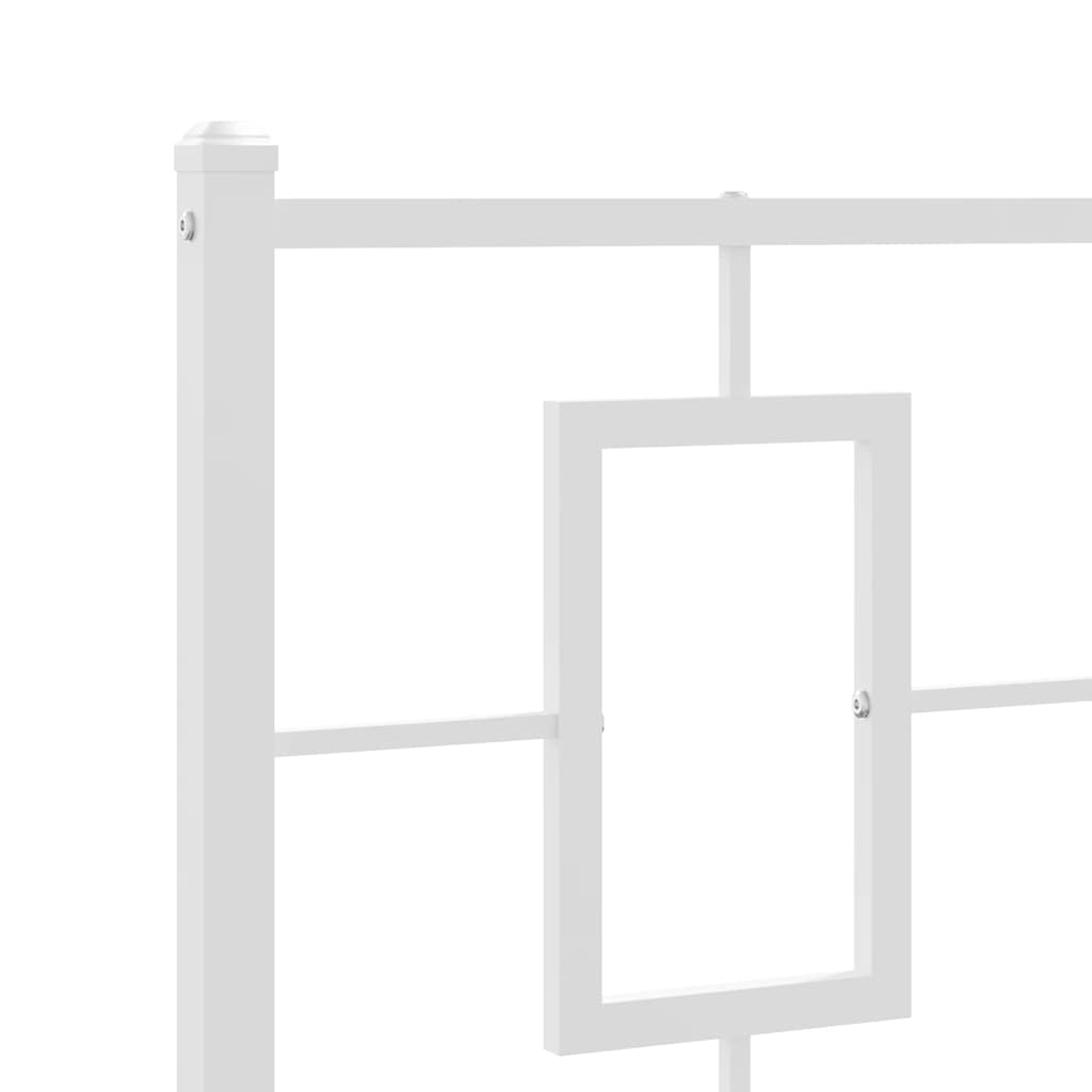 Replacement Headboard Metal White 100 cm