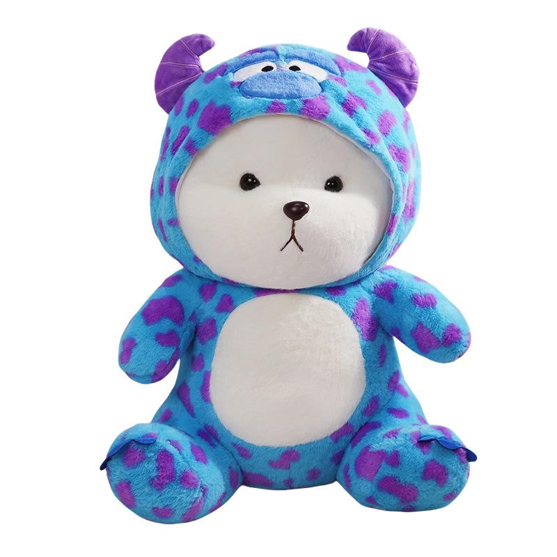 New Style Transformed Into Polka Dolls, Bear Dolls, Chinese Valentine's Day Gift for Girls, Bear Comforting Plush Dolls