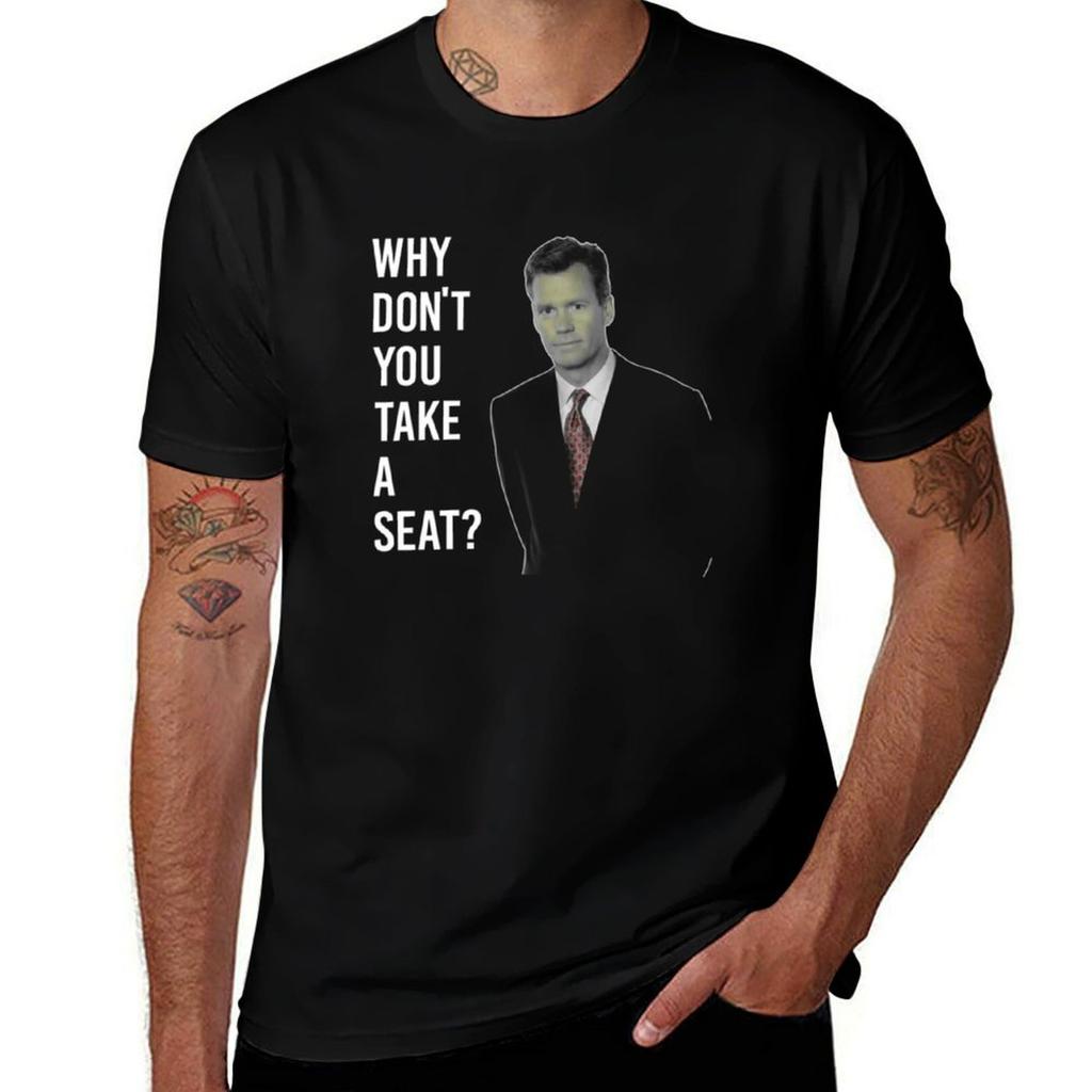 Chris Hansen Why Don T You Take A Seat 7 Shirt, T-Shirt Funny T Shirts Cotton T-Shirt