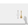 Suncraft OBN-105 Wooden Beech Rice Paddle and Spatula for Fried Rice, Chatty Bistro Nature