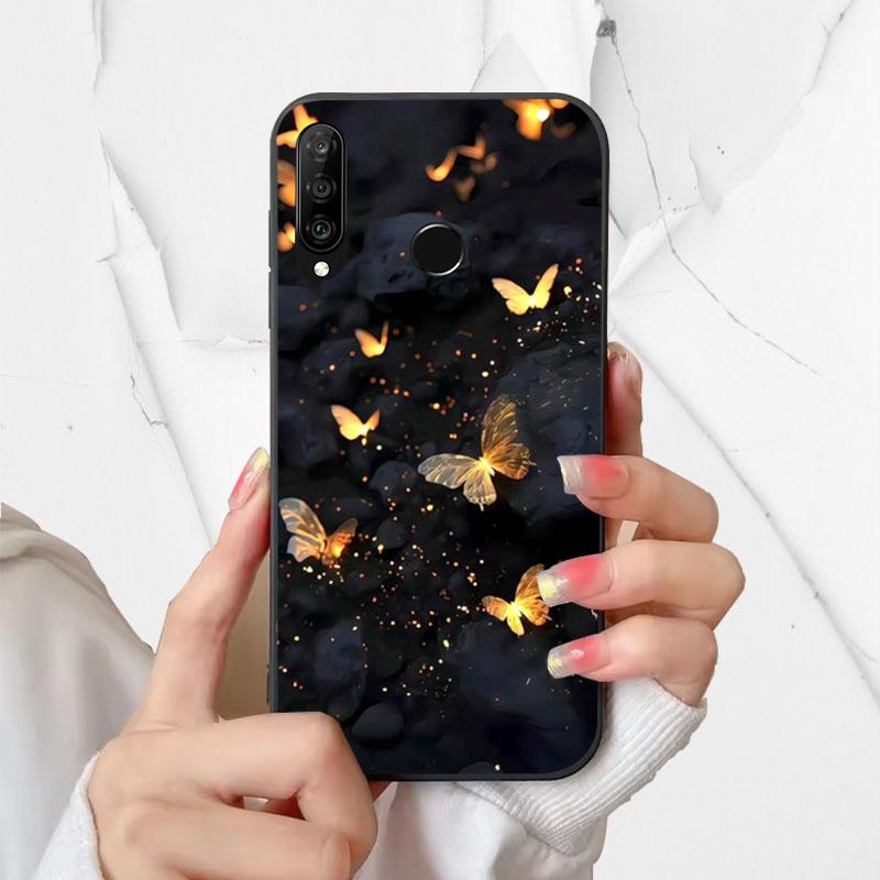 Phone Cover For Huawei P30 Lite Silicone Case MAR-LX1A Fashion Painted Shockproof Soft Fundas For Huawei Nova 4e Coque P30Lite
