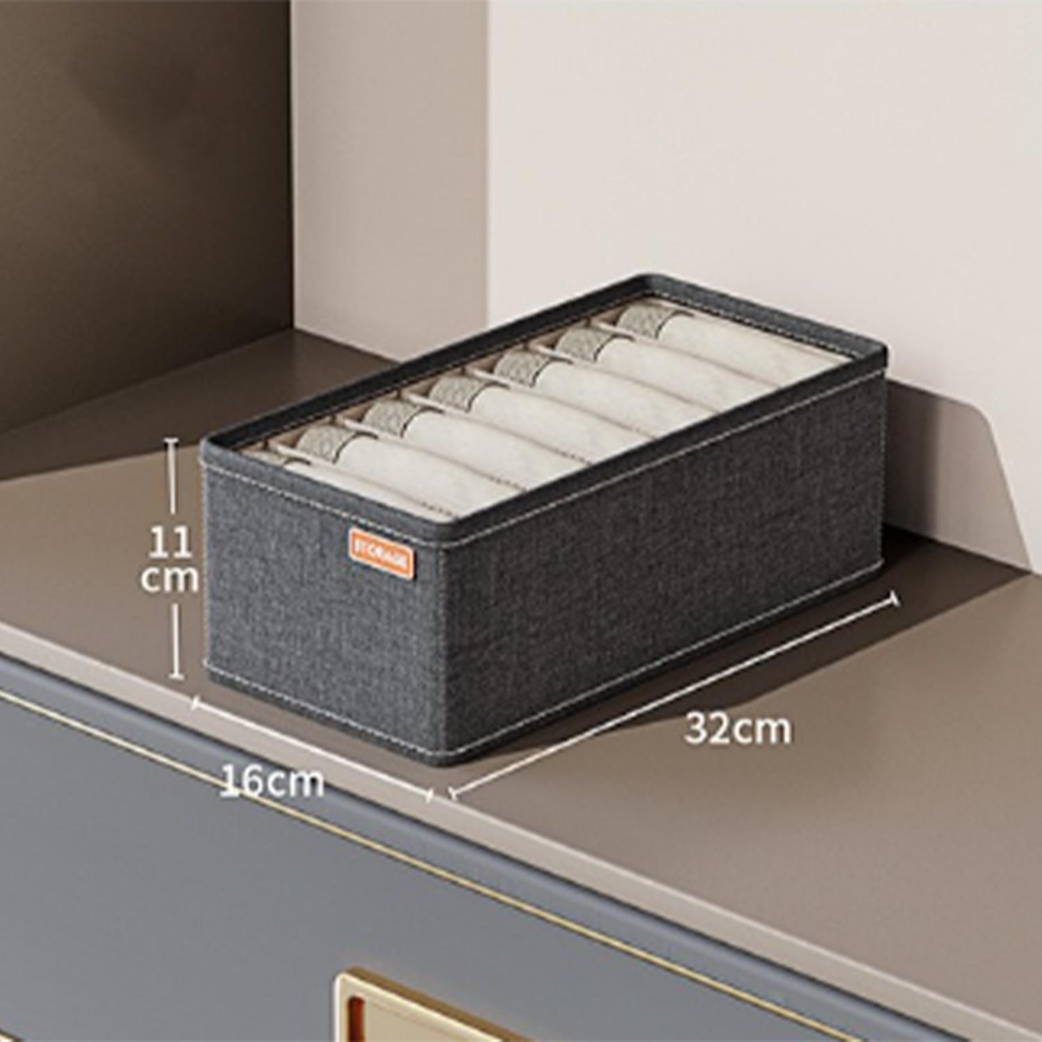 

Foldable Stackable Storage Boxes Storage Basket Home Wardrobe Storage Box Cube Clothes Toy Divider Wardrobe