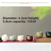 Large White Porcelain Tea Cup Gongfu Lohan Style Ceramic Cup for Single Person Home Office Tea Ceremony Drinking Gift Set