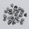 40pcs New 8mm Heart Shape Buttons DIY Mini Ultra-small Buckles Metal Coat Buckle For 1/6 Clothing Buckles Accessories