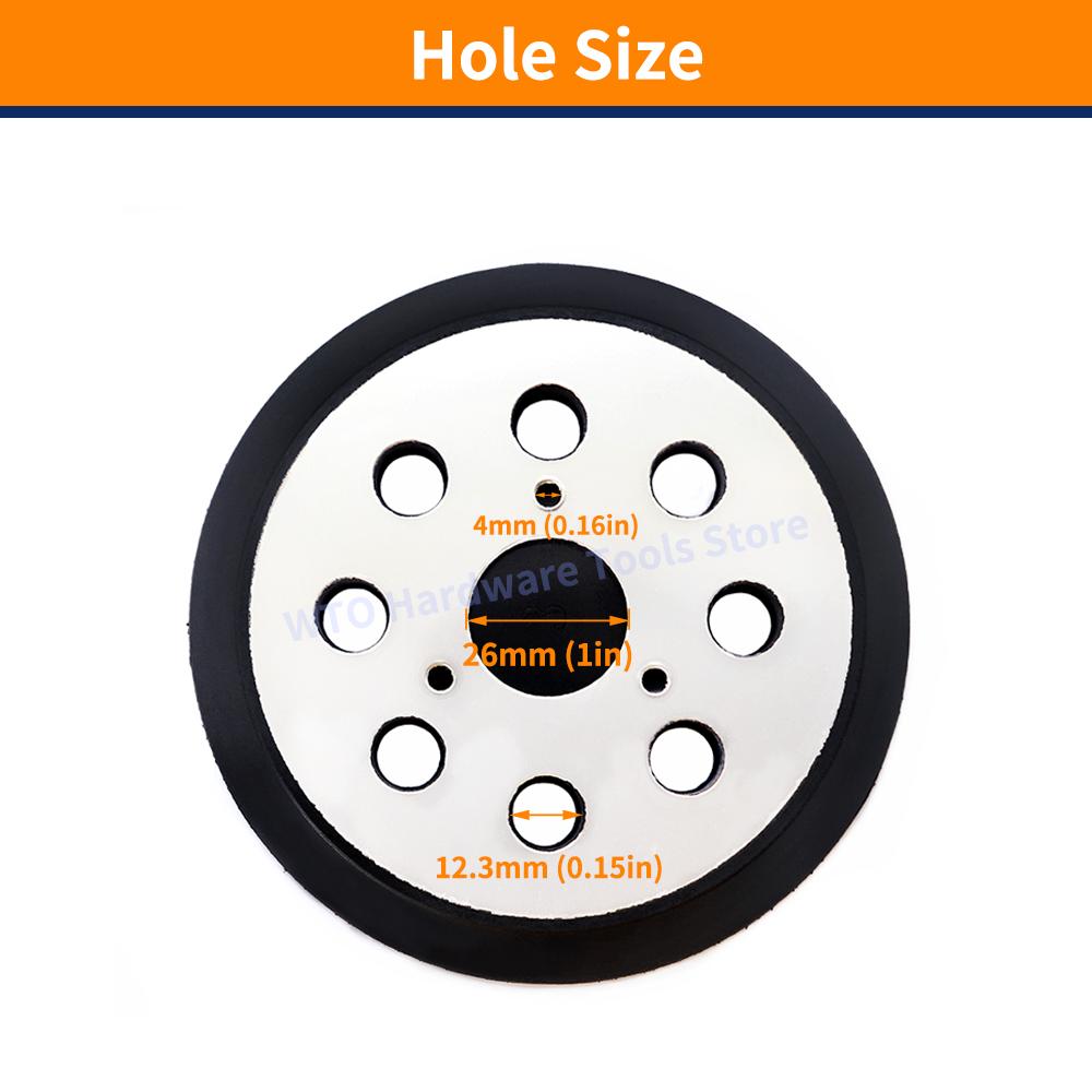 1PC 5 Inch Sandng Pad for Dewalt, Hook and Loop Orbital Sanding Replacement Pads for DeWalt DW420 DW421 DW422 DW423 DW426 D2645