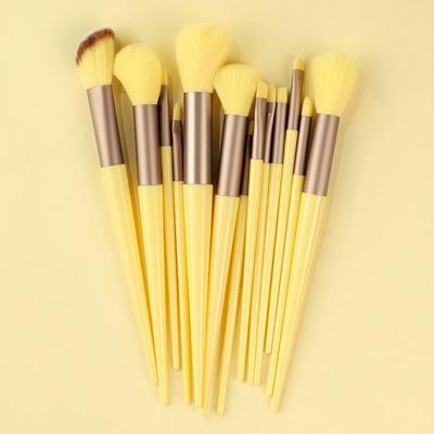 Set di Pennelli da Trucco Professionali Morbidi e Soffici Ombretto Eyeliner Fard Sopracciglia Labbra Fondotinta Pennello per Contouring Strumenti per il Trucco 3 in 1, 06 06