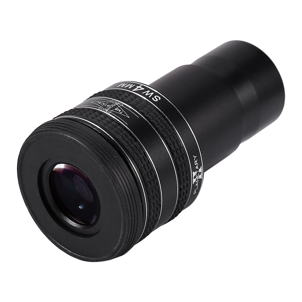 Black 4mm 1.25 58 Degree Planetary Deep Sky Objects Eyepiece For Telescope JS