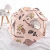 1pc Rat Pattern Automatic Folding Umbrella - Portable Collapsible Design, 8-Rib Iron Frame, Durable Fabric yy251125094