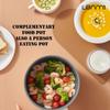 LANMI 18CM Milk Pot Non-stick Ceramic Coating Stock Pot Anti-overflow Baby Food Supplement Pots with Glass Lid Kitchen Cookware