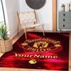 Manchester Personalized Name Floor Mat Design for Game Room Kitchen Outdoor Hallway Anti-slip Rug Office Home Decor Gift for Festivals