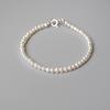 New Natural Freshwater White Pearl 5-6MM Potato Pearl Bracelet