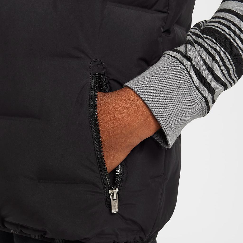 Nike Down Vest Comfortable Casual Versatile Kids Vests Black HQ7178-010