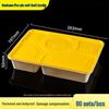 Zizhou Disposable Square Takeout Meal Boxes