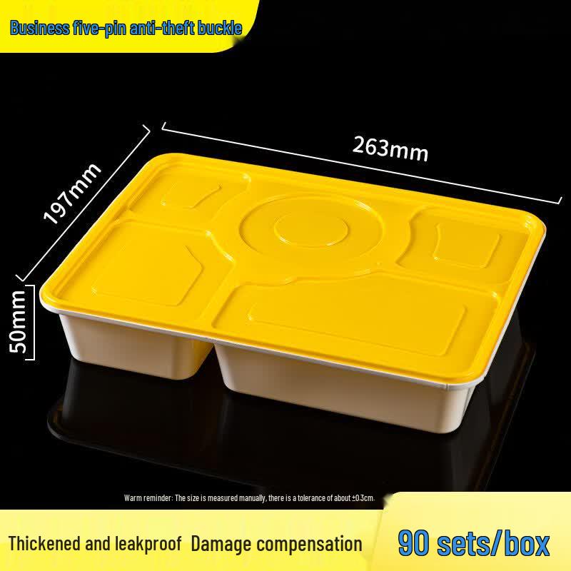 Zizhou Disposable Square Takeout Meal Boxes