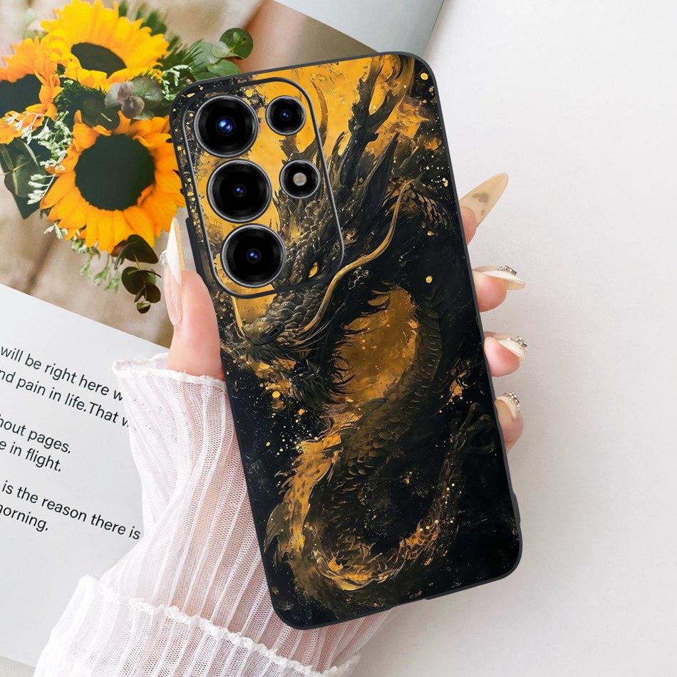 For Itel S26 Ultra 2026 Cool Dragon Tiger Pattern Phone Case For Itel Super 26 Ultra 26Ultra Black Silicone Soft Cases