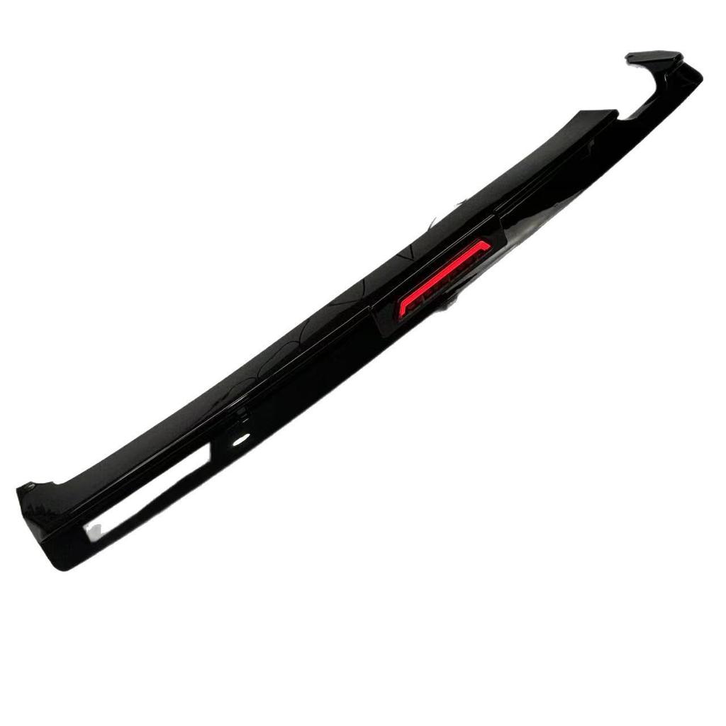 BMW 3 Series E36 Gloss Black Rear Bumper Lip with Lights - Modified Diffuser Body Kit
