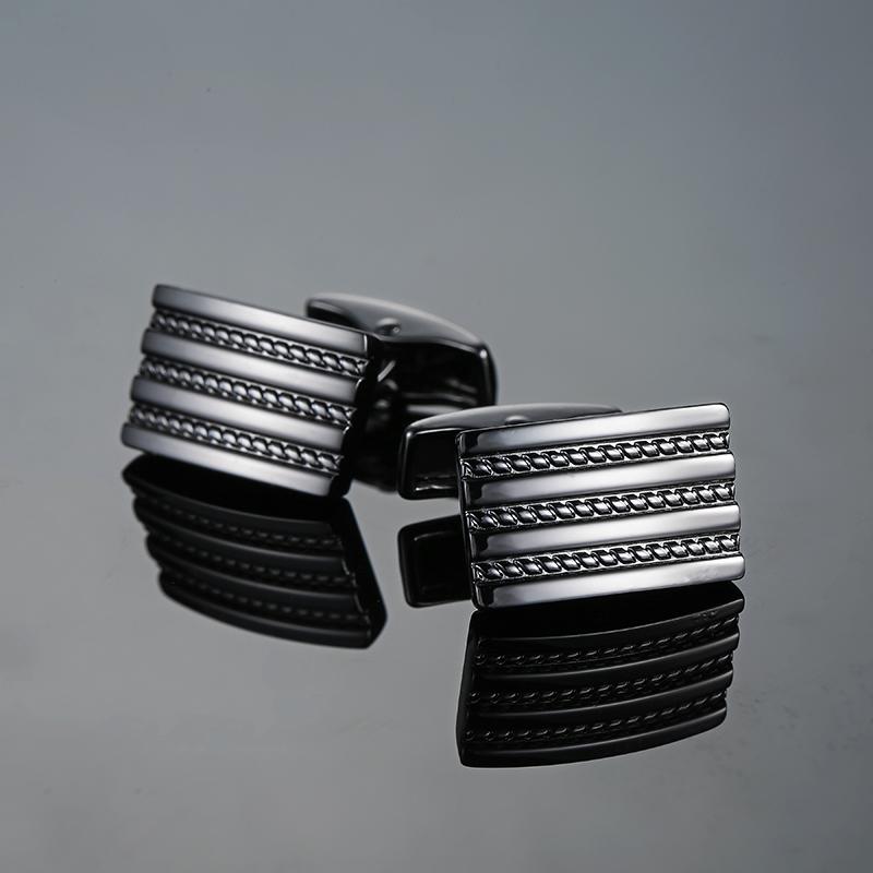 High Quality Novelty Cuff Links Copper Metal Laser Engraving Cufflinks Mans French Suit Accessories Jewellery