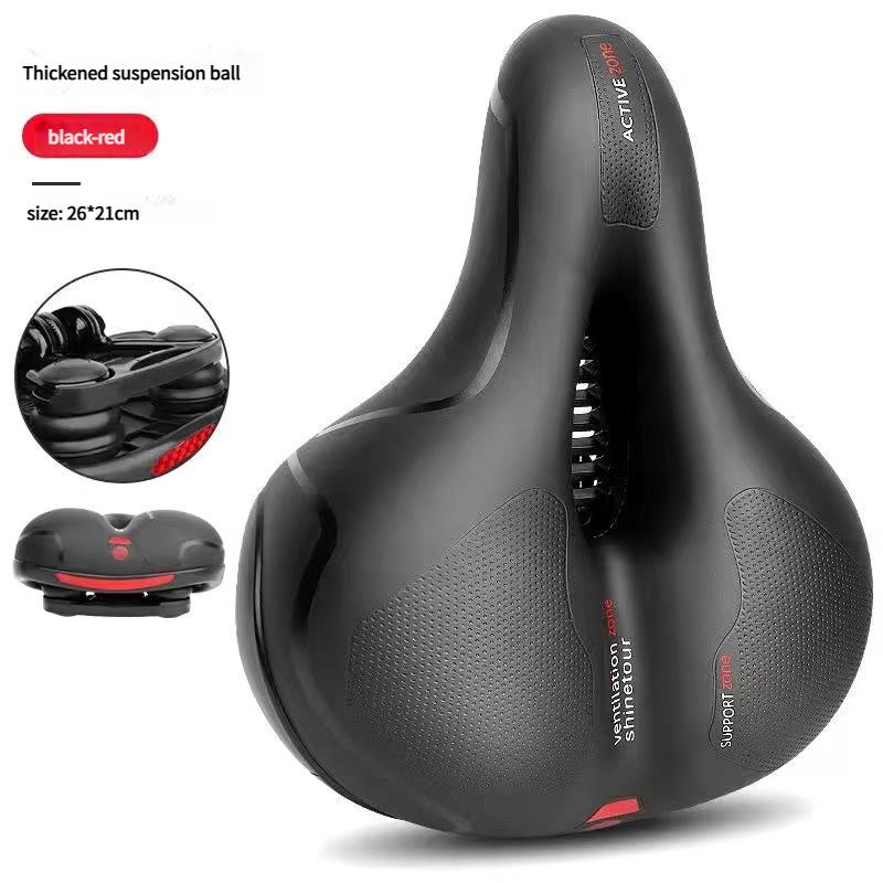 Men Women Mountain Bicycle Accessories Wide Comfort Soft Shock Absorbing Bike Seat Saddle
