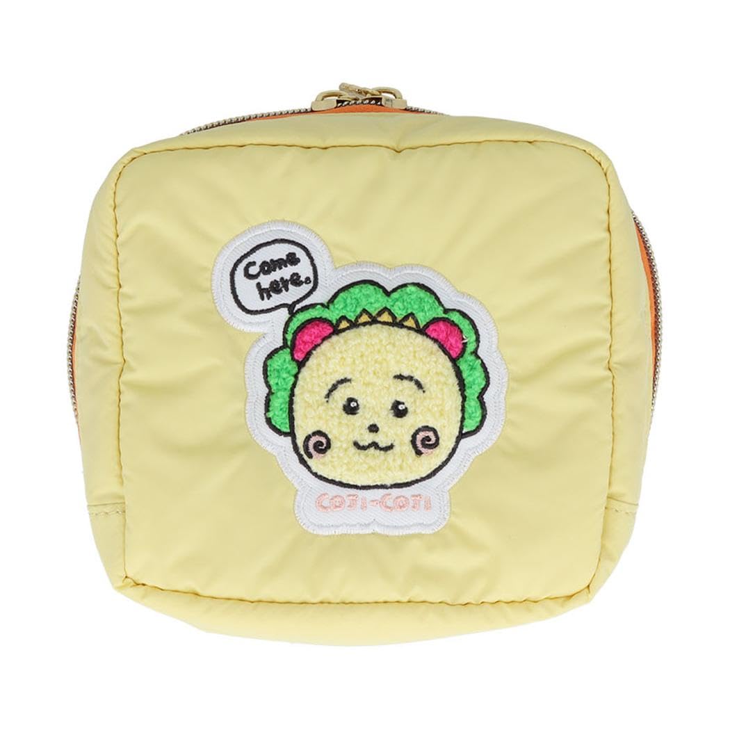 

Sunstar Stationery Coji Coji Sakura Momoko Театр Мерч Sagara S2337053 Косметичка, Вышивка, Квадратная, Желтая,