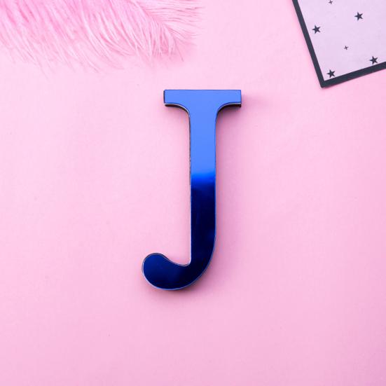 Wall Sticker Letter DIY Design Colorfast Acrylic Effect Mirror Wall Decor for Living