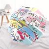 Sanrio Characters Automatic Folding Umbrella Simple 8 Rib Design, Bright Cartoon Pattern, Durable Iron Frame, Suitable For Travel, Outdoor,