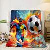 Baseball Fire Power Blanket Flannel Blanket for Bed, Sofa, Camping, Hiking, Picnic Essentials, Gift for Family Fan Gifts