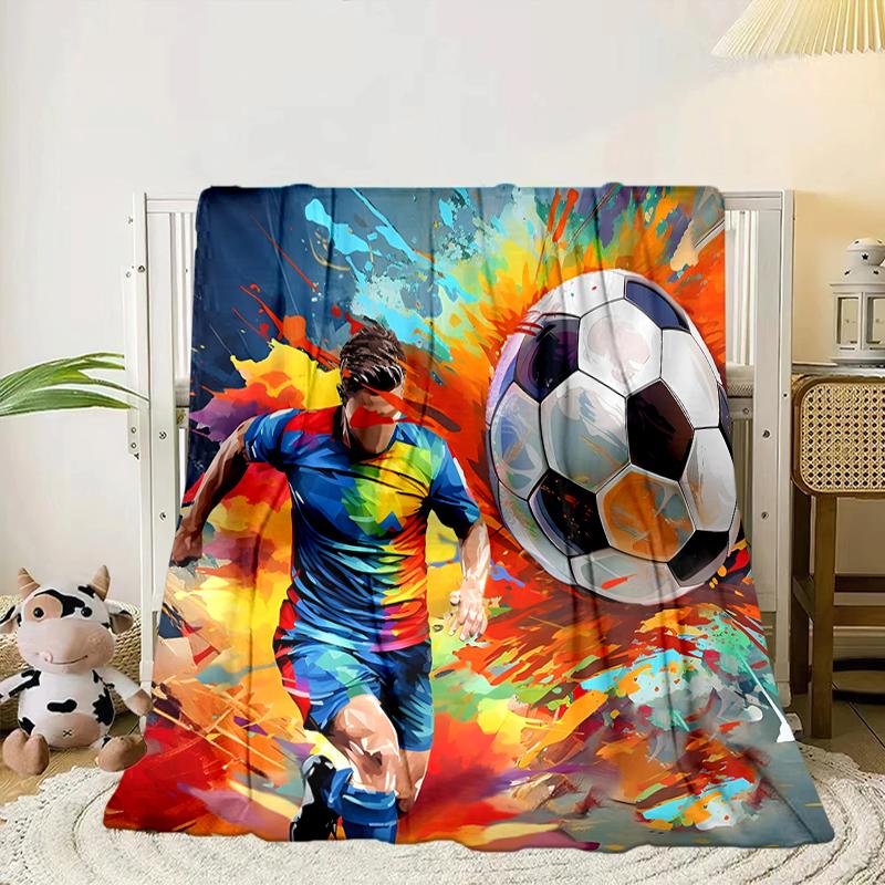 Baseball Fire Power Blanket Flannel Blanket for Bed, Sofa, Camping, Hiking, Picnic Essentials, Gift for Family Fan Gifts