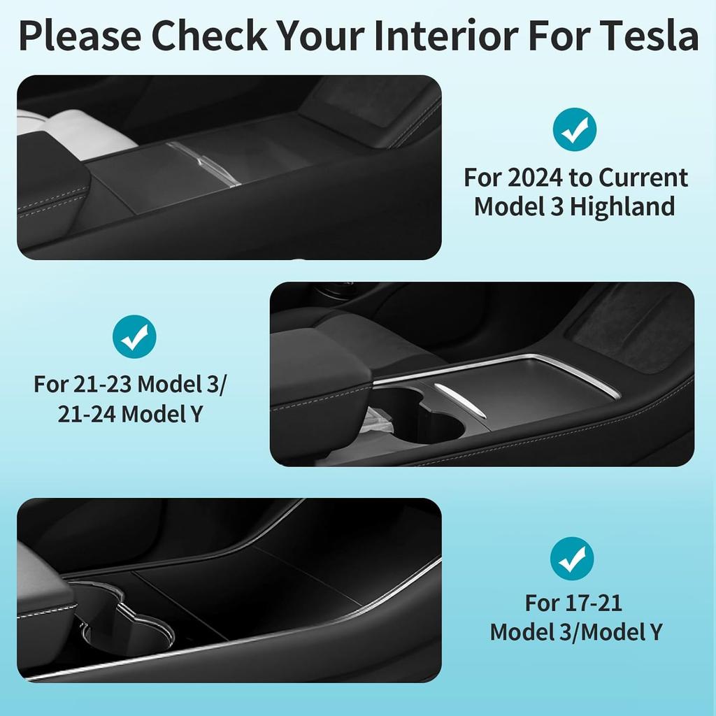 2025 Upgarded Air Filter For Tesla Model 3/Model Y 2016-2025 [Powerful Filtration] H14 True Filter Replacement with Activated Carbon For Tesla Model