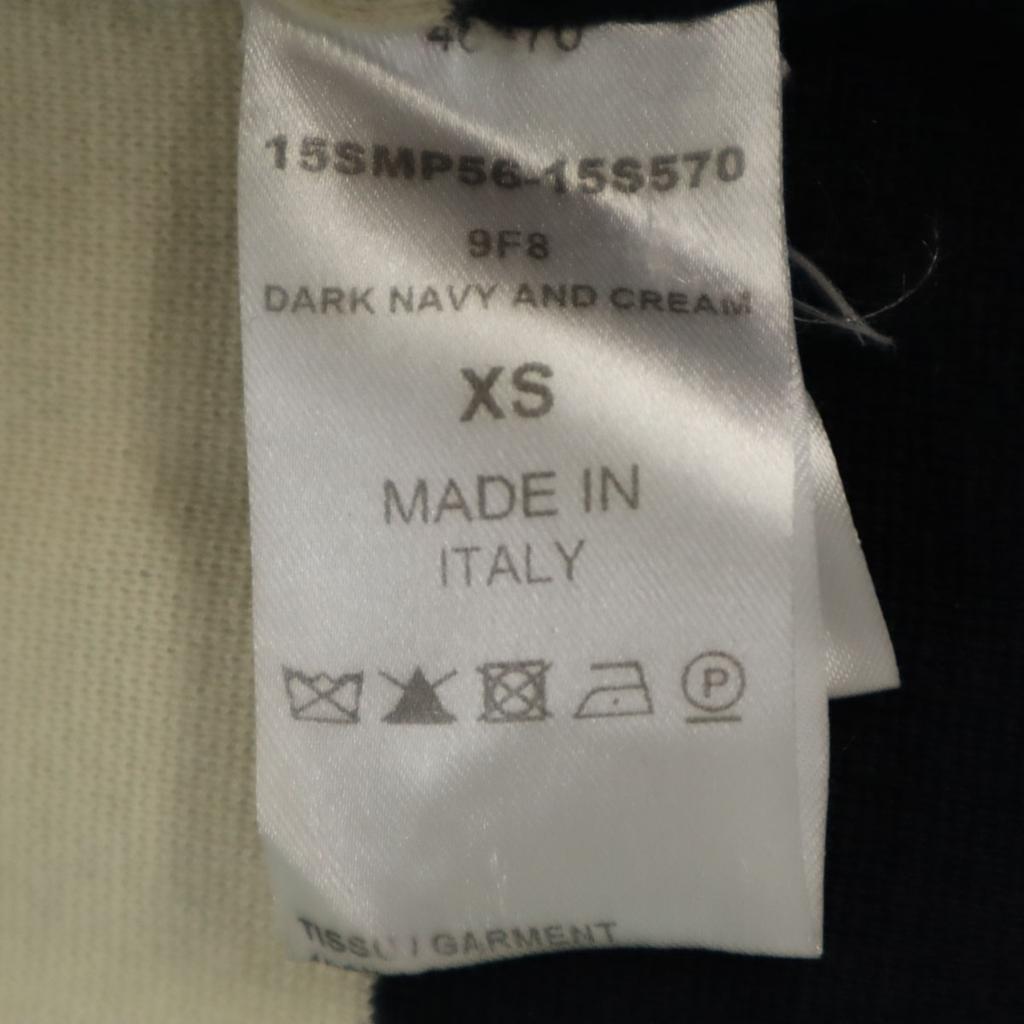 Chloe Made In Italy Long Sleeve Knit XS Navy Women Used