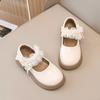 Girls Glossy Leather Shoes Summer and Autumn 2025 New Fashion Foreign Style Children's Princess Shoes Students British Boys and Girls Single Shoes