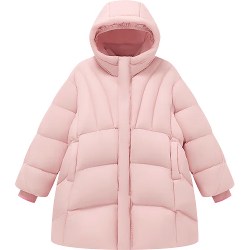 YeeHoo Kids Goose Down Hooded Long Jacket