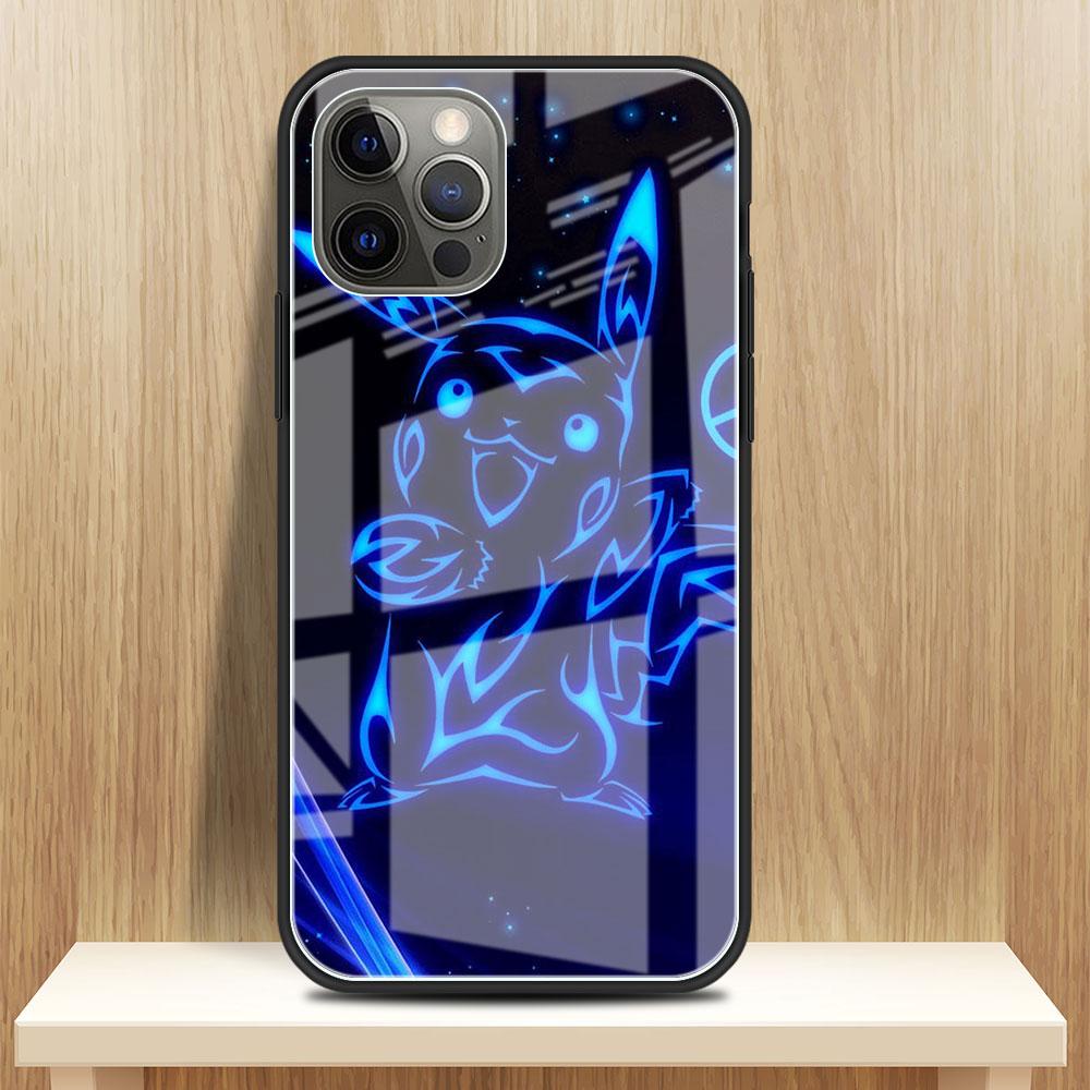 

Стеклянный чехол для Apple iPhone 13 11 14 Pro 12 7 8 Plus SE 2022 XR X XS Max 6 6S закаленный чехол для телефона аниме покемон Япония iPhone 14 Pro Max
