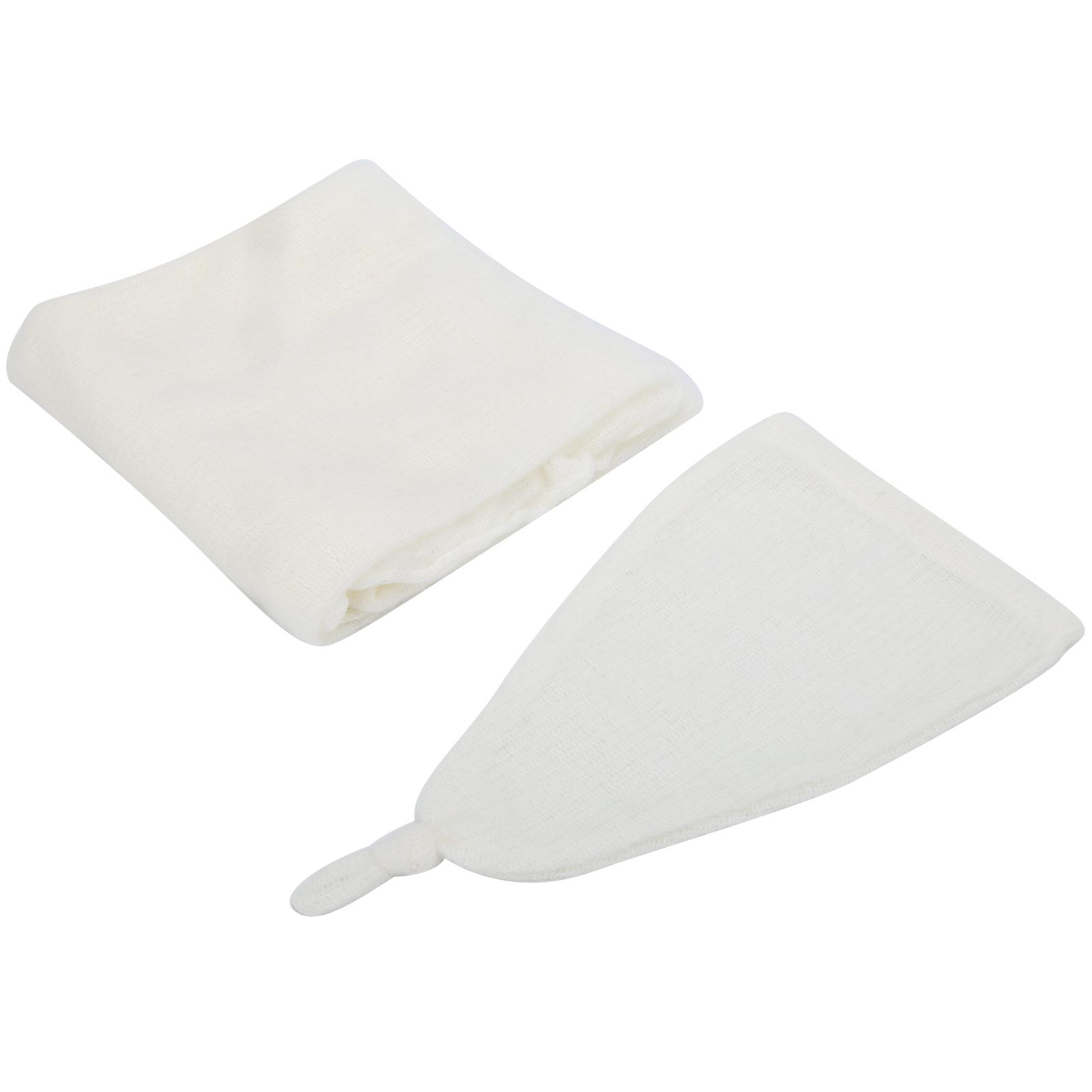 Infant Newborn Baby Photography Props Hat Wrap Set Soft Breathable Boys Girls Photography Prop(White Hat Wrap)