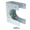 Metal Stud Shoes For Single Wood Studs, Fits Up To , Extra Support For Wood Stud