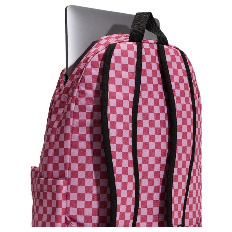 Vans Old Skool Polyester Backpack Unisex Pink Vans VN000H4XZRY