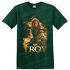 Achilles Troy Warrior T Shirt W Shield Sword Ancient Greek Battle Movie Epic Tee