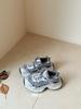 Leather mesh breathable platform dad shoes women's autumn 2025 new comfortable versatile casual sports shoes lightweight