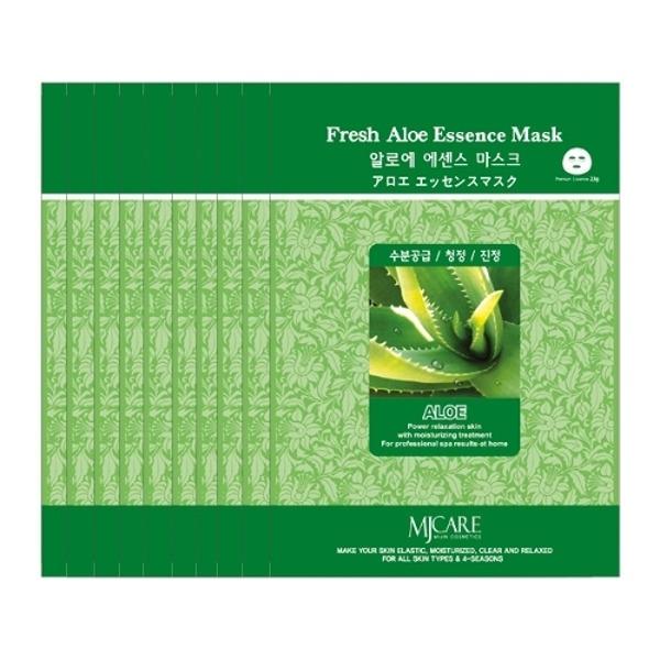 [100 sheets] Aloe Moisture Skin Soothing Purifying Essence Mask Pack_18565309_634664