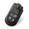 Smart Key Case Compatible with and Charger [Kecha-ya] Fiat, 500X, Jeep, Dodge, Cherokee, Renegade, (fia@t-aBK)