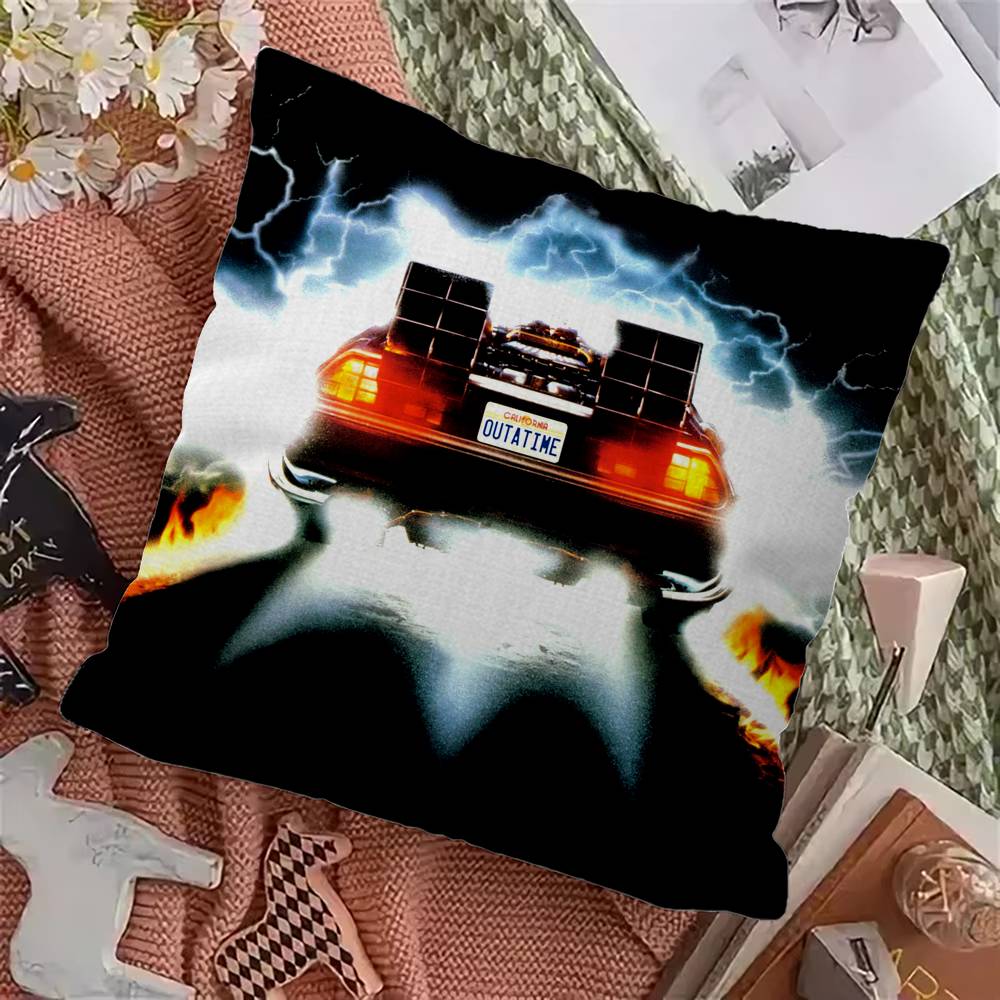 Classic Movie Clips Back To The Future Pillow Anime Pillow Sofa Bed Head Pillow Cover Cushion Cover 45x45 cm Fashion