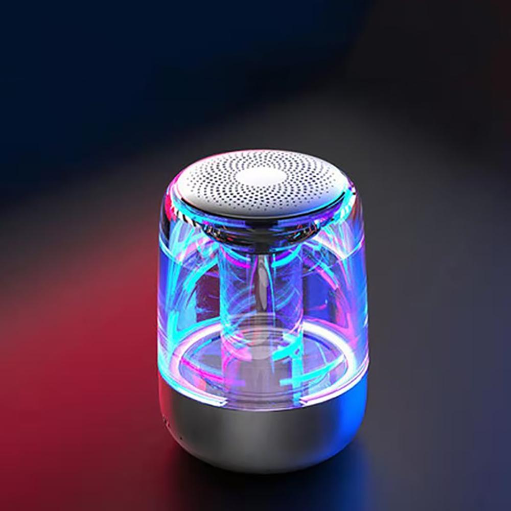 C7 Wireless Bluetooth 5.0 Speaker Subwoofer Stereo Portable Speaker With LED Colorful Light For Phones Tablet PC