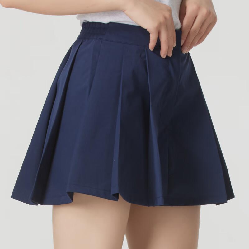 Puma Ss24 Solid Color Breathable Sports Fashion Versatile Casual Skirt Women Skirts Blue 630945-14