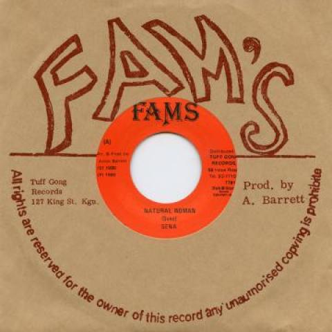 

7inch Record SENA / FAMILY MAN - Natural Woman / Natural Woman Versi DSRFM716 Fam s/Dub Store 1977 Japan Reggae, Ska & Dub