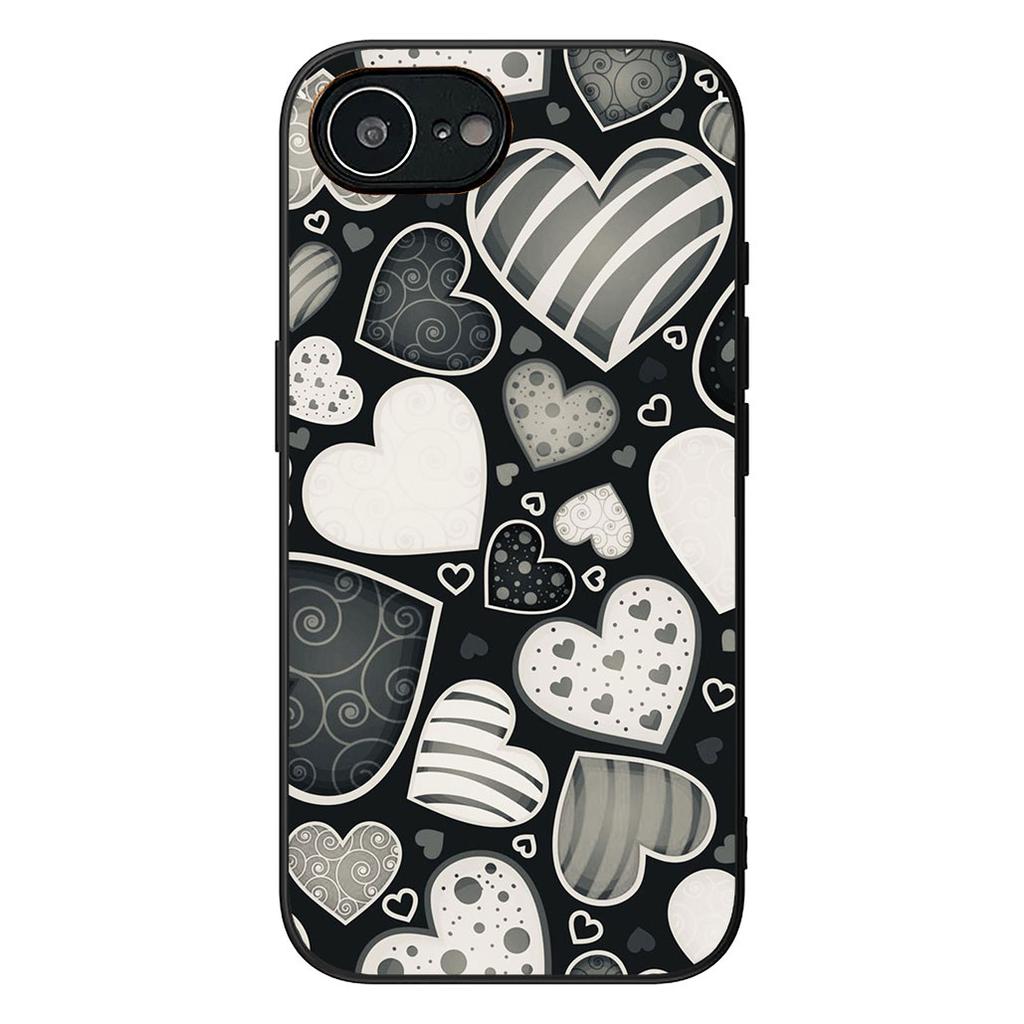 Star Dark Red Heart Love Crown Queen Princess Phone Case for Xiaomi Redmi Note 12 11 10 A3 Pro 10A 10C 12C Note12 5G Cover