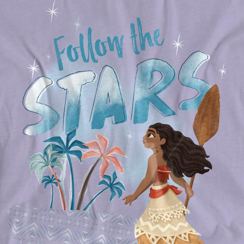 Moana Womens/Ladies Follow The Stars T-Shirt