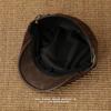 A New Style of Front Hat Made of Suede Retro and Versatile  A Fashionable and Artistic Baseball Cap  and A Behind The Scenes Beret Hat