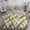 3D Modern Bedding Set Dollar Motif Printed Duvet Cover Vivid Comforter Cover 3 Pieces Money Maths Pattern Funny Soft Bed Set
